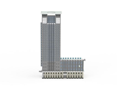 3d高层建筑楼免费模型