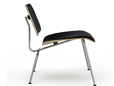 3d黑色折叠椅子免费模型