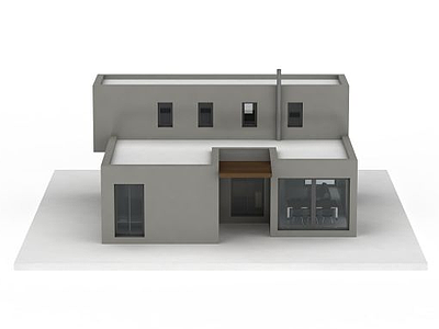独栋别墅模型3d模型