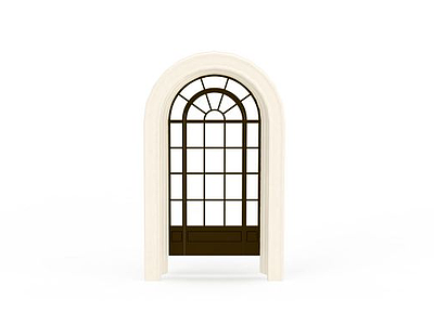 欧式教堂窗模型