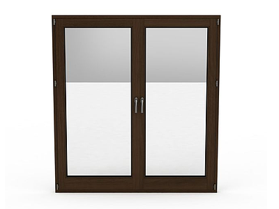 3d卧室玻璃窗免费模型