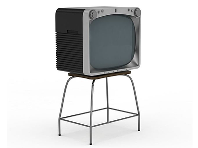 复古电视机模型3d模型