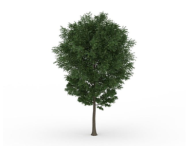 3d<font class='myIsRed'>绿叶景观树</font>免费模型