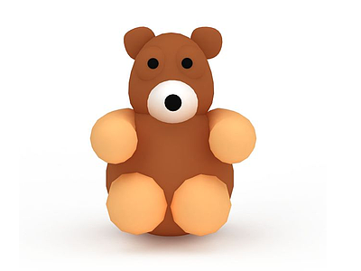 狗熊玩具模型3d模型