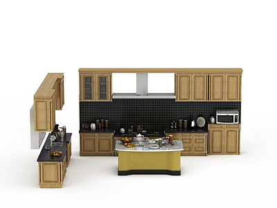 3d厨房器具免费模型