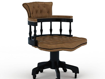 欧式椅子模型3d模型