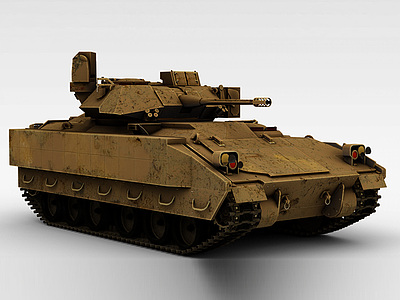 3d军事坦克模型