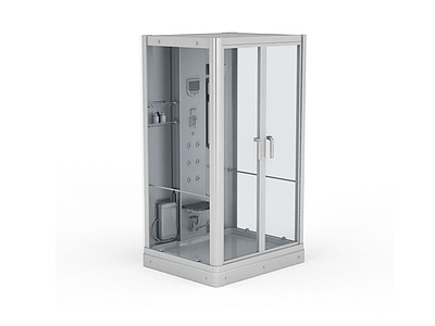 3d玻璃淋浴房免费模型