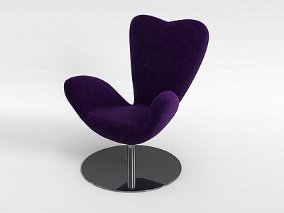 3d<font class='myIsRed'>紫色</font>沙发椅模型