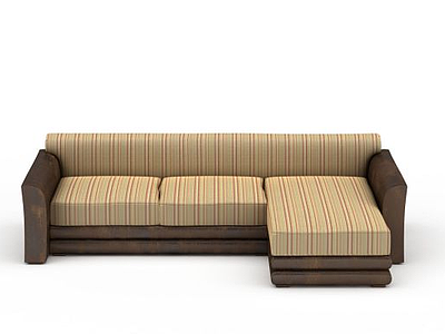 3d简约沙发模型