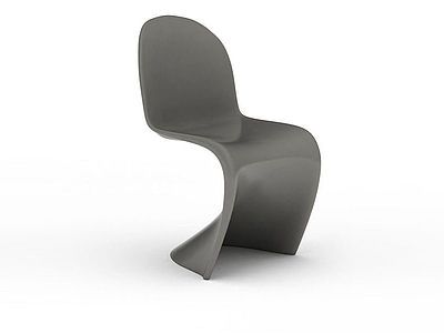 3d创意现代单人椅模型