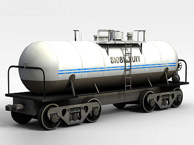 油罐车厢模型3d模型