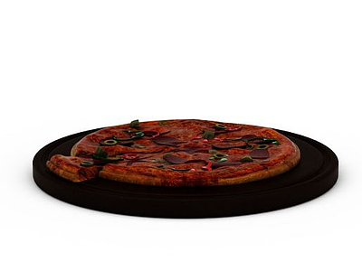 3d意大利披萨模型