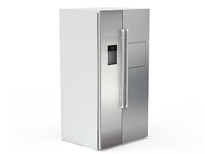 现代冰箱模型3d模型