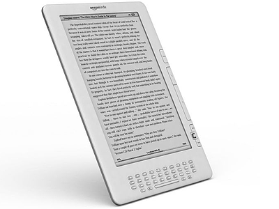 触摸屏电子书阅读器模型3d模型