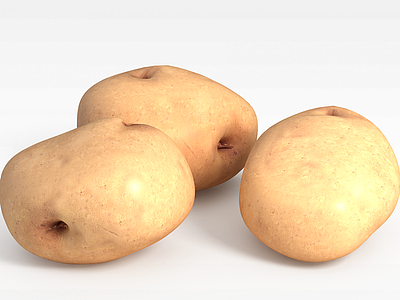土豆模型3d模型