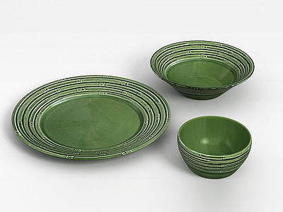 陶瓷餐具模型3d模型