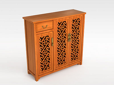 中式装饰柜模型3d模型