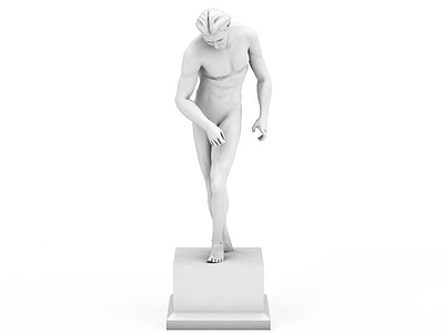 3d人物雕塑免费模型