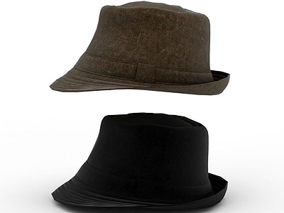 男士英伦帽模型3d模型