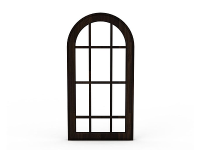 拱形窗户模型3d模型