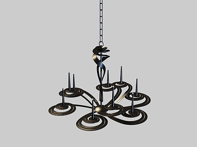 3d现代吊灯免费模型