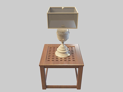 书桌台灯模型