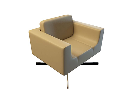 简单单人沙发模型3d模型