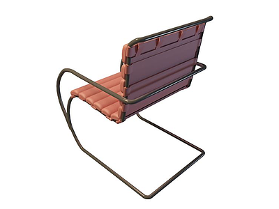 休闲弓形椅模型3d模型