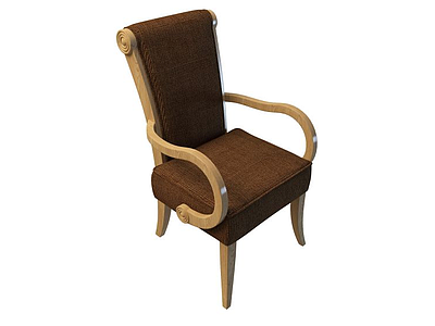 精品欧式椅子模型3d模型