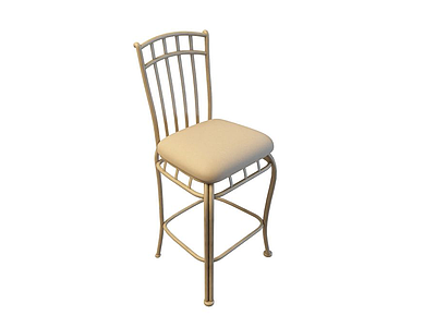 软座吧椅模型3d模型