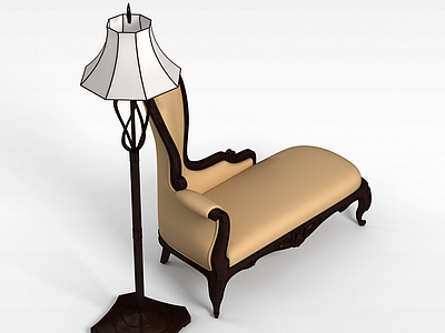 贵妃椅模型3d模型