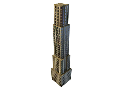 大厦楼模型3d模型