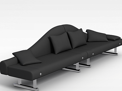 3d离地式沙发模型
