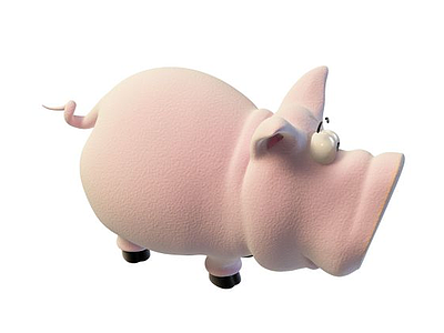 小猪装饰品模型3d模型