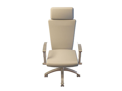 高背办公椅模型3d模型
