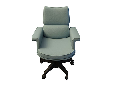 3d舒适老板椅模型