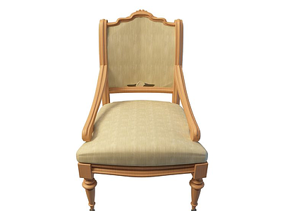 布艺软座椅模型3d模型