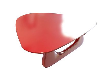 红色桌子模型3d模型