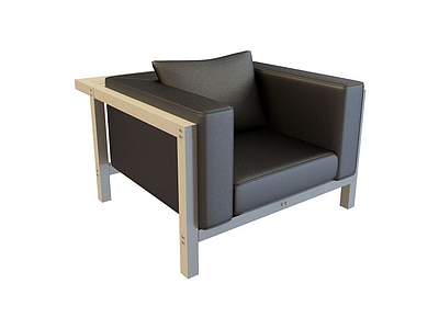 现代商务沙发模型3d模型