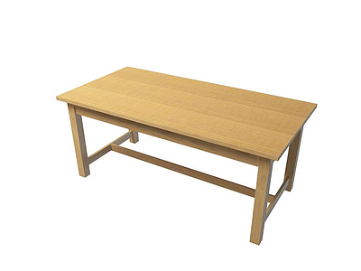 3d中式实木餐桌免费模型
