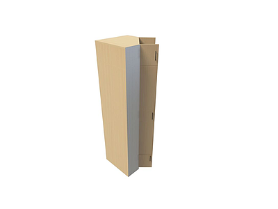 实木角柜模型3d模型
