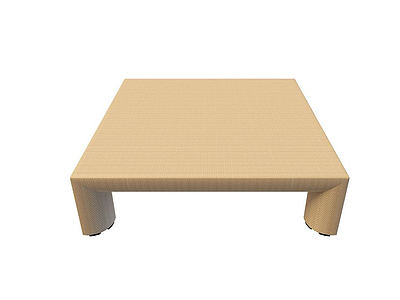 时尚矮桌模型3d模型