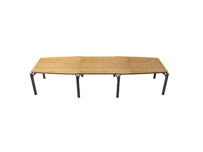 3d实木台面桌模型