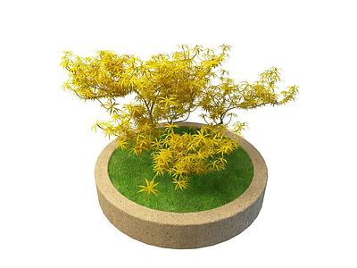 花坛模型3d模型