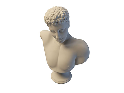 3d赫尔墨斯雕塑免费模型