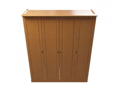 3d实木衣柜模型