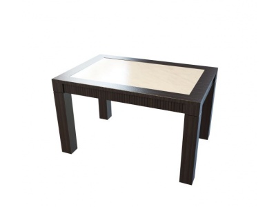 实木中式桌子模型