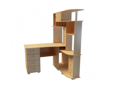 3d木质书桌免费模型