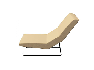 3d现代时尚躺椅模型